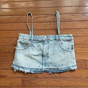 Zara Cropped Jean top
